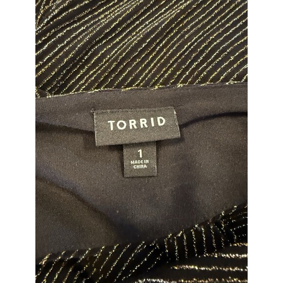 Torrid Maxi Glitter Knit Jumpsuit Womens Size 1 1XL - Picture 3 of 9